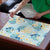 Pastel Cyan Tropical Hawaii Puzzle Seamless Monstera Plumeria Hawaiian Pattern - Polynesian Pride