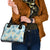 Pastel Cyan Tropical Hawaii Shoulder Handbag Seamless Monstera Plumeria Hawaiian Pattern - Polynesian Pride