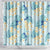 Pastel Cyan Tropical Hawaii Shower Curtain Seamless Monstera Plumeria Hawaiian Pattern - Polynesian Pride