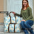 Pastel Cyan Tropical Hawaii Travel Bag Seamless Monstera Plumeria Hawaiian Pattern - Polynesian Pride