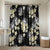 Black Tropical Hawaii Bathroom Set Seamless Monstera Plumeria Hawaiian Pattern - Polynesian Pride