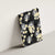 Black Tropical Hawaii Canvas Wall Art Seamless Monstera Plumeria Hawaiian Pattern - Polynesian Pride