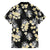 Black Tropical Hawaii Family Matching Off The Shoulder Long Sleeve Dress and Hawaiian Shirt Seamless Monstera Plumeria Hawaiian Pattern - Polynesian Pride