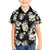 Black Tropical Hawaii Family Matching Off The Shoulder Long Sleeve Dress and Hawaiian Shirt Seamless Monstera Plumeria Hawaiian Pattern - Polynesian Pride