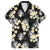 Black Tropical Hawaii Hawaiian Shirt Seamless Monstera Plumeria Hawaiian Pattern - Polynesian Pride