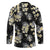 Black Tropical Hawaii Hockey Jersey Seamless Monstera Plumeria Hawaiian Pattern - Polynesian Pride