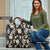Black Tropical Hawaii Travel Bag Seamless Monstera Plumeria Hawaiian Pattern - Polynesian Pride