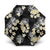 Black Tropical Hawaii Umbrella Seamless Monstera Plumeria Hawaiian Pattern - Polynesian Pride