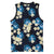 Blue Tropical Hawaii Basketball Jersey Seamless Monstera Plumeria Hawaiian Pattern - Polynesian Pride