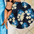 Blue Tropical Hawaii Beach Blanket Seamless Monstera Plumeria Hawaiian Pattern - Polynesian Pride