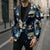 Blue Tropical Hawaii Blazer Seamless Monstera Plumeria Hawaiian Pattern - Polynesian Pride
