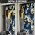 Blue Tropical Hawaii Door Cover Seamless Monstera Plumeria Hawaiian Pattern - Polynesian Pride