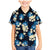 Blue Tropical Hawaii Family Matching Mermaid Dress and Hawaiian Shirt Seamless Monstera Plumeria Hawaiian Pattern - Polynesian Pride