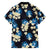 Blue Tropical Hawaii Family Matching Off The Shoulder Long Sleeve Dress and Hawaiian Shirt Seamless Monstera Plumeria Hawaiian Pattern - Polynesian Pride
