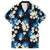 Blue Tropical Hawaii Family Matching Summer Maxi Dress and Hawaiian Shirt Seamless Monstera Plumeria Hawaiian Pattern - Polynesian Pride