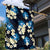 Blue Tropical Hawaii Garden Flag Seamless Monstera Plumeria Hawaiian Pattern - Polynesian Pride
