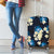 Blue Tropical Hawaii Luggage Cover Seamless Monstera Plumeria Hawaiian Pattern - Polynesian Pride