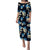 Blue Tropical Hawaii Puletasi Seamless Monstera Plumeria Hawaiian Pattern - Polynesian Pride