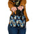 Blue Tropical Hawaii Shoulder Handbag Seamless Monstera Plumeria Hawaiian Pattern - Polynesian Pride