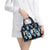 Blue Tropical Hawaii Shoulder Handbag Seamless Monstera Plumeria Hawaiian Pattern - Polynesian Pride