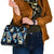 Blue Tropical Hawaii Shoulder Handbag Seamless Monstera Plumeria Hawaiian Pattern - Polynesian Pride