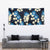Blue Tropical Hawaii Tapestry Seamless Monstera Plumeria Hawaiian Pattern - Polynesian Pride