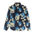 Blue Tropical Hawaii Women Casual Shirt Seamless Monstera Plumeria Hawaiian Pattern - Polynesian Pride