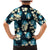 Dark Cyan Tropical Hawaii Family Matching Mermaid Dress and Hawaiian Shirt Seamless Monstera Plumeria Hawaiian Pattern - Polynesian Pride