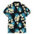 Dark Cyan Tropical Hawaii Family Matching Mermaid Dress and Hawaiian Shirt Seamless Monstera Plumeria Hawaiian Pattern - Polynesian Pride