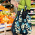 Dark Cyan Tropical Hawaii Grocery Bag Seamless Monstera Plumeria Hawaiian Pattern - Polynesian Pride
