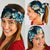 Dark Cyan Tropical Hawaii Neck Gaiter Seamless Monstera Plumeria Hawaiian Pattern - Polynesian Pride