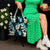 Dark Cyan Tropical Hawaii Tote Bag Seamless Monstera Plumeria Hawaiian Pattern - Polynesian Pride