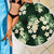 Green Tropical Hawaii Beach Blanket Seamless Monstera Plumeria Hawaiian Pattern - Polynesian Pride