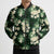Green Tropical Hawaii Bomber Puffer Jacket Seamless Monstera Plumeria Hawaiian Pattern - Polynesian Pride