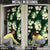 Green Tropical Hawaii Door Cover Seamless Monstera Plumeria Hawaiian Pattern - Polynesian Pride