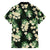 Green Tropical Hawaii Family Matching Off The Shoulder Long Sleeve Dress and Hawaiian Shirt Seamless Monstera Plumeria Hawaiian Pattern - Polynesian Pride