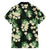 Green Tropical Hawaii Family Matching Short Sleeve Bodycon Dress and Hawaiian Shirt Seamless Monstera Plumeria Hawaiian Pattern - Polynesian Pride
