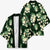 Green Tropical Hawaii Kimono Seamless Monstera Plumeria Hawaiian Pattern - Polynesian Pride