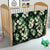 Green Tropical Hawaii Quilt Seamless Monstera Plumeria Hawaiian Pattern - Polynesian Pride
