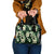Green Tropical Hawaii Shoulder Handbag Seamless Monstera Plumeria Hawaiian Pattern - Polynesian Pride