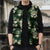 Green Tropical Hawaii Sleeveless Puffer Jacket Seamless Monstera Plumeria Hawaiian Pattern - Polynesian Pride