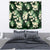 Green Tropical Hawaii Tapestry Seamless Monstera Plumeria Hawaiian Pattern - Polynesian Pride