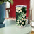 Green Tropical Hawaii Tumbler Cup Seamless Monstera Plumeria Hawaiian Pattern - Polynesian Pride