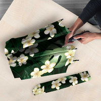 Green Tropical Hawaii Umbrella Seamless Monstera Plumeria Hawaiian Pattern - Polynesian Pride