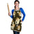 Gold Tropical Hawaii Apron Seamless Monstera Plumeria Hawaiian Pattern - Polynesian Pride