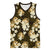 Gold Tropical Hawaii Basketball Jersey Seamless Monstera Plumeria Hawaiian Pattern - Polynesian Pride