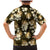Gold Tropical Hawaii Family Matching Mermaid Dress and Hawaiian Shirt Seamless Monstera Plumeria Hawaiian Pattern - Polynesian Pride