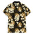 Gold Tropical Hawaii Family Matching Off Shoulder Short Dress and Hawaiian Shirt Seamless Monstera Plumeria Hawaiian Pattern - Polynesian Pride
