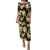 Gold Tropical Hawaii Family Matching Puletasi and Hawaiian Shirt Seamless Monstera Plumeria Hawaiian Pattern - Polynesian Pride