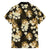 Gold Tropical Hawaii Hawaiian Shirt Seamless Monstera Plumeria Hawaiian Pattern - Polynesian Pride